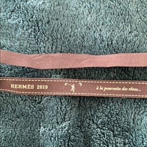 SOLD❌HERMES Ribbon Brown 2019 (5 feet 5 inches)